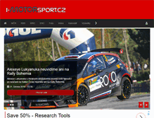 Tablet Screenshot of i-motorsport.cz